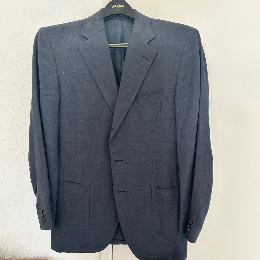 Mens Italien Linen Blazer, Linen Sports Coat Jean Jacques